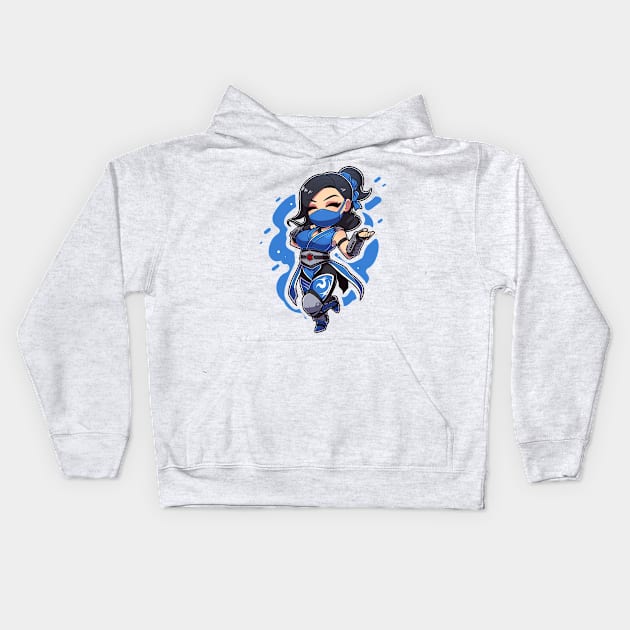 kitana Kids Hoodie by piratesnow